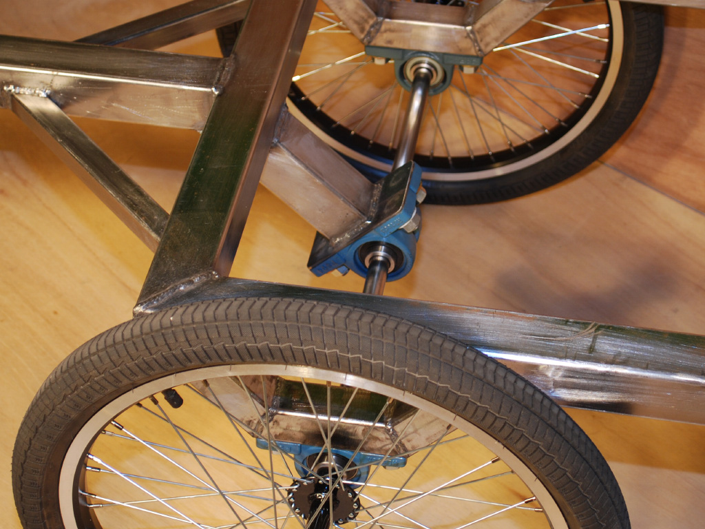 LodeRunner Utility Trike - delta trike axles